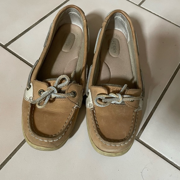 Sperry Women's Angelfish Boat Shoe - Tan/ Oat - Size 7.5 - Picture 2 of 6